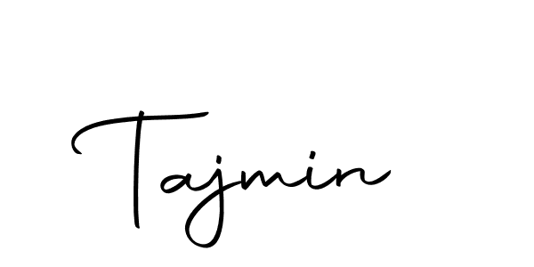 Design your own signature with our free online signature maker. With this signature software, you can create a handwritten (Autography-DOLnW) signature for name Tajmin. Tajmin signature style 10 images and pictures png