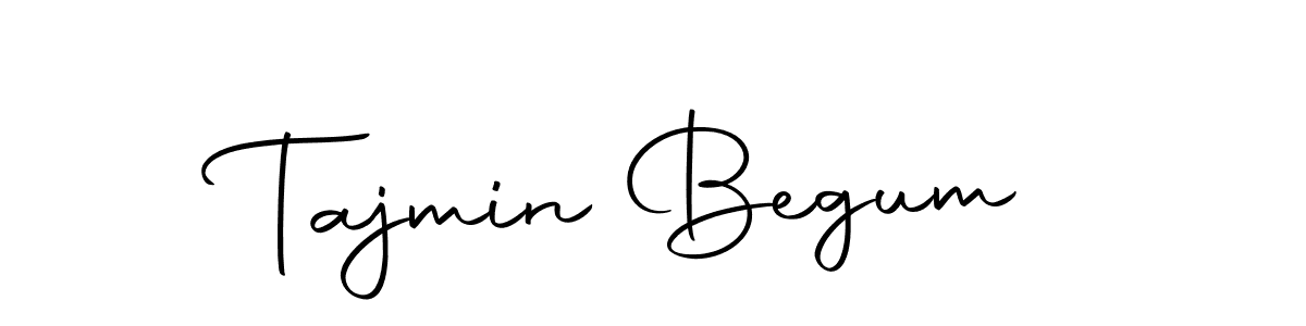 How to make Tajmin Begum name signature. Use Autography-DOLnW style for creating short signs online. This is the latest handwritten sign. Tajmin Begum signature style 10 images and pictures png