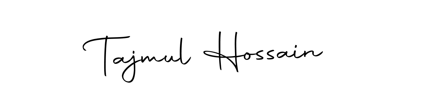 Create a beautiful signature design for name Tajmul Hossain. With this signature (Autography-DOLnW) fonts, you can make a handwritten signature for free. Tajmul Hossain signature style 10 images and pictures png