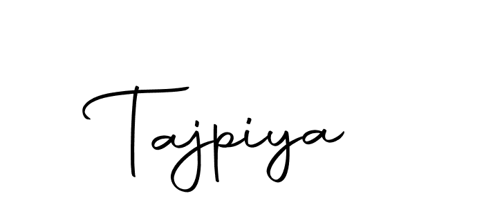 Use a signature maker to create a handwritten signature online. With this signature software, you can design (Autography-DOLnW) your own signature for name Tajpiya. Tajpiya signature style 10 images and pictures png