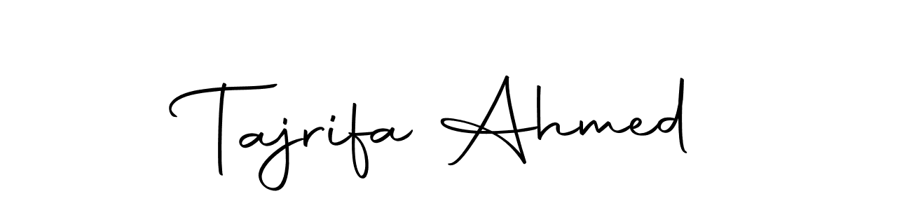 Also we have Tajrifa Ahmed name is the best signature style. Create professional handwritten signature collection using Autography-DOLnW autograph style. Tajrifa Ahmed signature style 10 images and pictures png