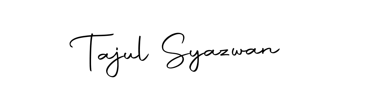 Design your own signature with our free online signature maker. With this signature software, you can create a handwritten (Autography-DOLnW) signature for name Tajul Syazwan. Tajul Syazwan signature style 10 images and pictures png