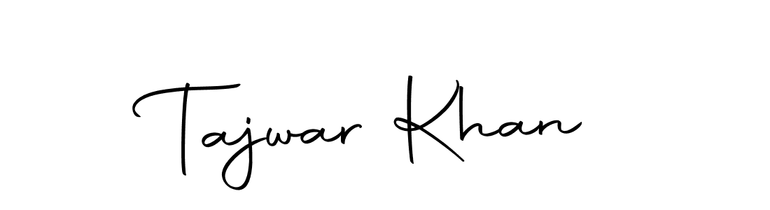 How to make Tajwar Khan name signature. Use Autography-DOLnW style for creating short signs online. This is the latest handwritten sign. Tajwar Khan signature style 10 images and pictures png
