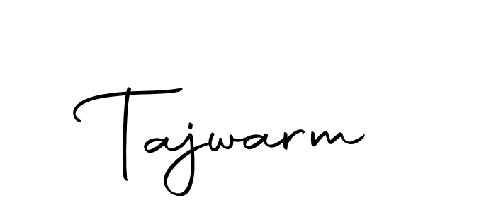 Here are the top 10 professional signature styles for the name Tajwarm. These are the best autograph styles you can use for your name. Tajwarm signature style 10 images and pictures png