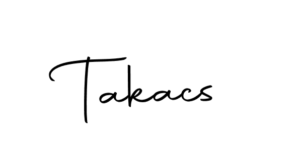 Make a beautiful signature design for name Takacs. With this signature (Autography-DOLnW) style, you can create a handwritten signature for free. Takacs signature style 10 images and pictures png