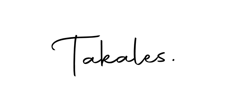 Make a short Takales. signature style. Manage your documents anywhere anytime using Autography-DOLnW. Create and add eSignatures, submit forms, share and send files easily. Takales. signature style 10 images and pictures png