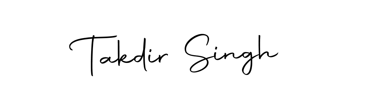 The best way (Autography-DOLnW) to make a short signature is to pick only two or three words in your name. The name Takdir Singh include a total of six letters. For converting this name. Takdir Singh signature style 10 images and pictures png