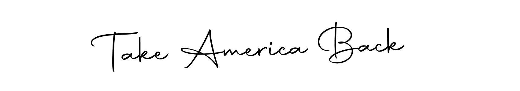 You can use this online signature creator to create a handwritten signature for the name Take America Back. This is the best online autograph maker. Take America Back signature style 10 images and pictures png