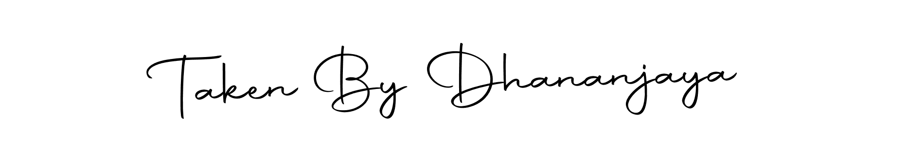Make a beautiful signature design for name Taken By Dhananjaya. With this signature (Autography-DOLnW) style, you can create a handwritten signature for free. Taken By Dhananjaya signature style 10 images and pictures png