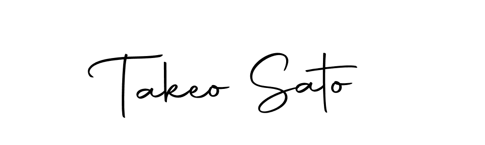 Design your own signature with our free online signature maker. With this signature software, you can create a handwritten (Autography-DOLnW) signature for name Takeo Sato. Takeo Sato signature style 10 images and pictures png