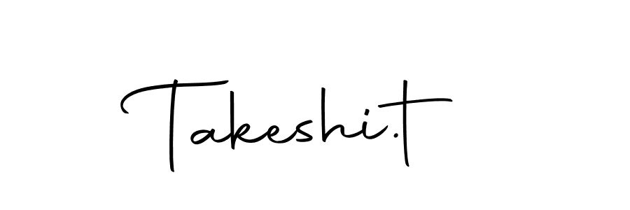 You can use this online signature creator to create a handwritten signature for the name Takeshi.t. This is the best online autograph maker. Takeshi.t signature style 10 images and pictures png