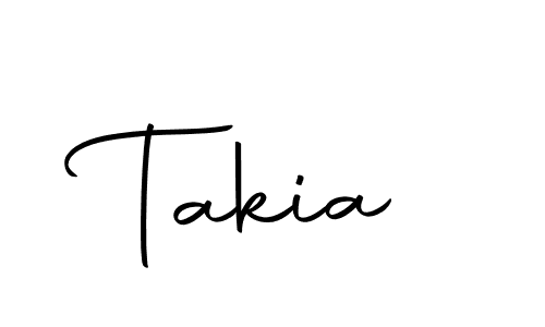 The best way (Autography-DOLnW) to make a short signature is to pick only two or three words in your name. The name Takia include a total of six letters. For converting this name. Takia signature style 10 images and pictures png