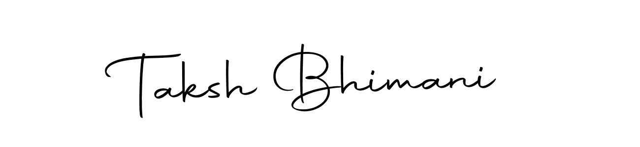 How to make Taksh Bhimani signature? Autography-DOLnW is a professional autograph style. Create handwritten signature for Taksh Bhimani name. Taksh Bhimani signature style 10 images and pictures png