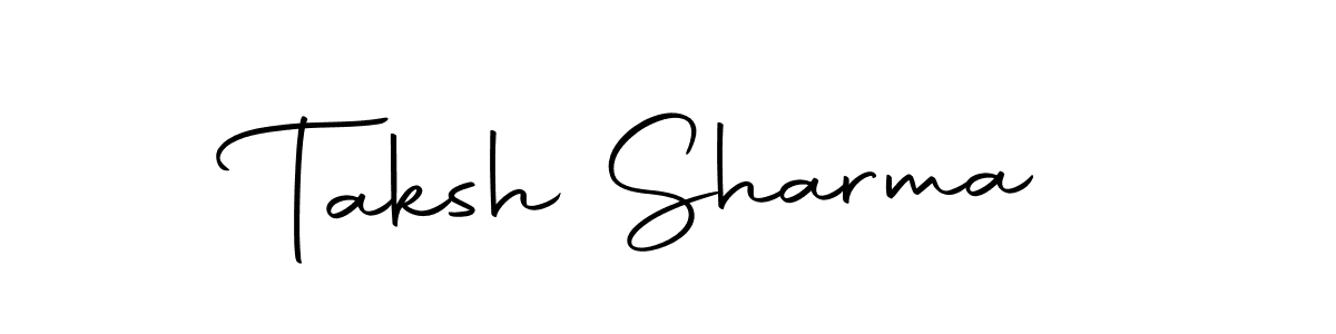 How to make Taksh Sharma signature? Autography-DOLnW is a professional autograph style. Create handwritten signature for Taksh Sharma name. Taksh Sharma signature style 10 images and pictures png