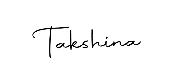 Create a beautiful signature design for name Takshina. With this signature (Autography-DOLnW) fonts, you can make a handwritten signature for free. Takshina signature style 10 images and pictures png