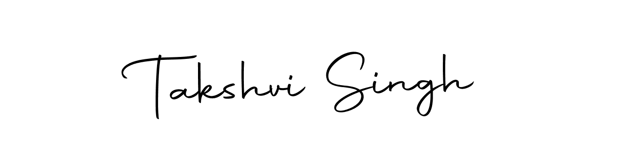 Design your own signature with our free online signature maker. With this signature software, you can create a handwritten (Autography-DOLnW) signature for name Takshvi Singh. Takshvi Singh signature style 10 images and pictures png