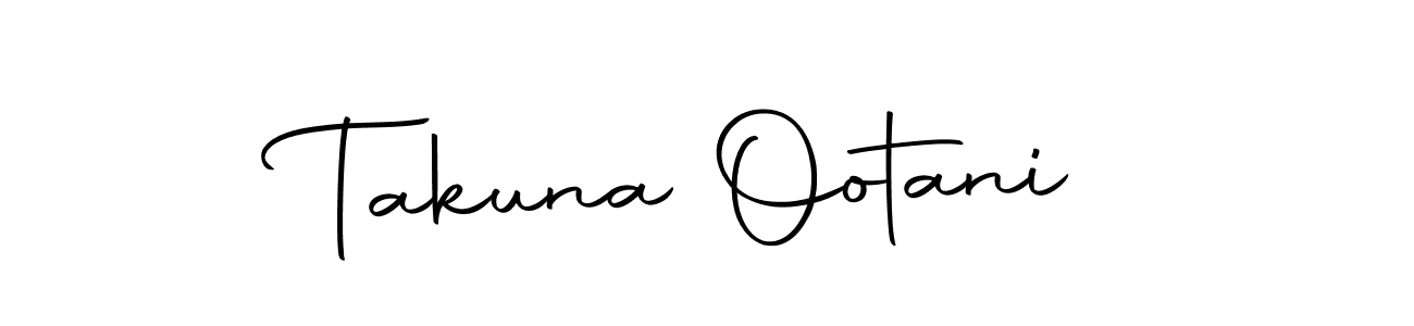 Make a beautiful signature design for name Takuna Ootani. Use this online signature maker to create a handwritten signature for free. Takuna Ootani signature style 10 images and pictures png
