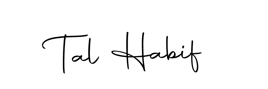 Design your own signature with our free online signature maker. With this signature software, you can create a handwritten (Autography-DOLnW) signature for name Tal Habif. Tal Habif signature style 10 images and pictures png