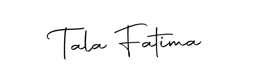 Make a beautiful signature design for name Tala Fatima. With this signature (Autography-DOLnW) style, you can create a handwritten signature for free. Tala Fatima signature style 10 images and pictures png