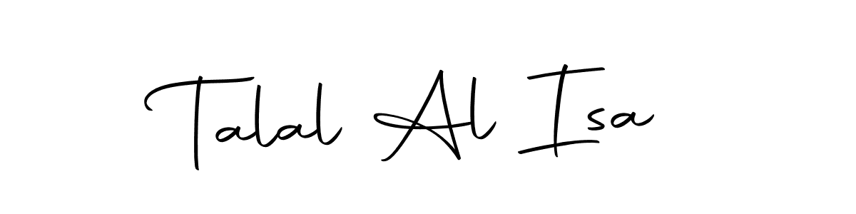 Similarly Autography-DOLnW is the best handwritten signature design. Signature creator online .You can use it as an online autograph creator for name Talal Al Isa. Talal Al Isa signature style 10 images and pictures png