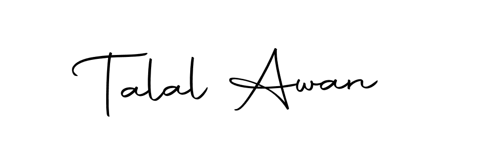 Make a short Talal Awan signature style. Manage your documents anywhere anytime using Autography-DOLnW. Create and add eSignatures, submit forms, share and send files easily. Talal Awan signature style 10 images and pictures png