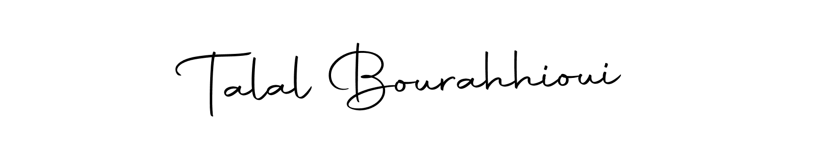 You can use this online signature creator to create a handwritten signature for the name Talal Bourahhioui. This is the best online autograph maker. Talal Bourahhioui signature style 10 images and pictures png