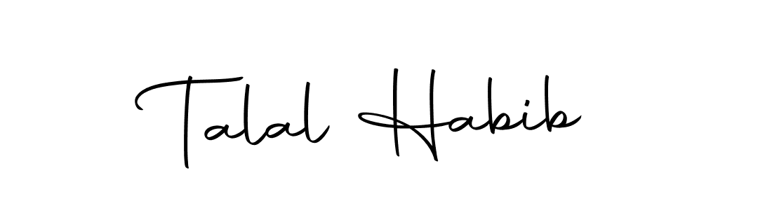 It looks lik you need a new signature style for name Talal Habib. Design unique handwritten (Autography-DOLnW) signature with our free signature maker in just a few clicks. Talal Habib signature style 10 images and pictures png