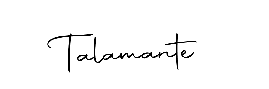 The best way (Autography-DOLnW) to make a short signature is to pick only two or three words in your name. The name Talamante include a total of six letters. For converting this name. Talamante signature style 10 images and pictures png