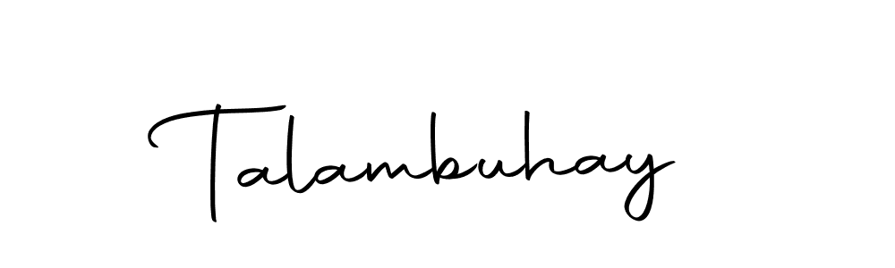 How to make Talambuhay signature? Autography-DOLnW is a professional autograph style. Create handwritten signature for Talambuhay name. Talambuhay signature style 10 images and pictures png