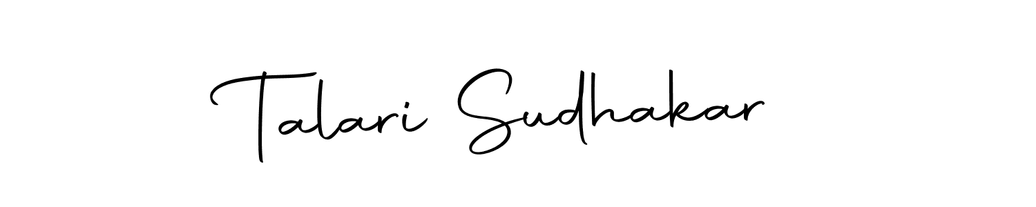 if you are searching for the best signature style for your name Talari Sudhakar. so please give up your signature search. here we have designed multiple signature styles  using Autography-DOLnW. Talari Sudhakar signature style 10 images and pictures png