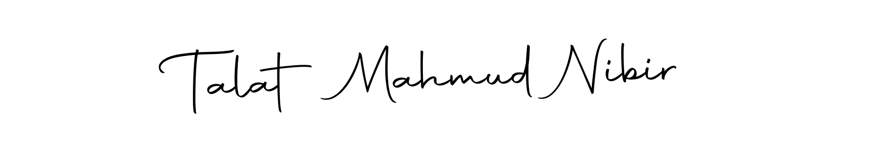 Also we have Talat Mahmud Nibir name is the best signature style. Create professional handwritten signature collection using Autography-DOLnW autograph style. Talat Mahmud Nibir signature style 10 images and pictures png