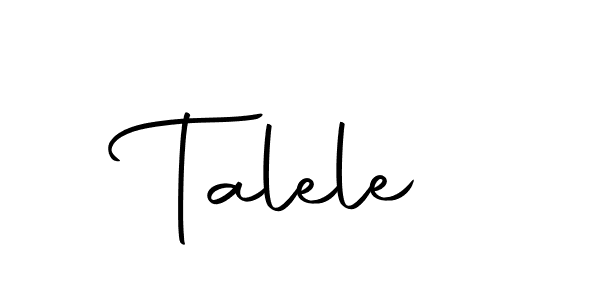 You should practise on your own different ways (Autography-DOLnW) to write your name (Talele) in signature. don't let someone else do it for you. Talele signature style 10 images and pictures png