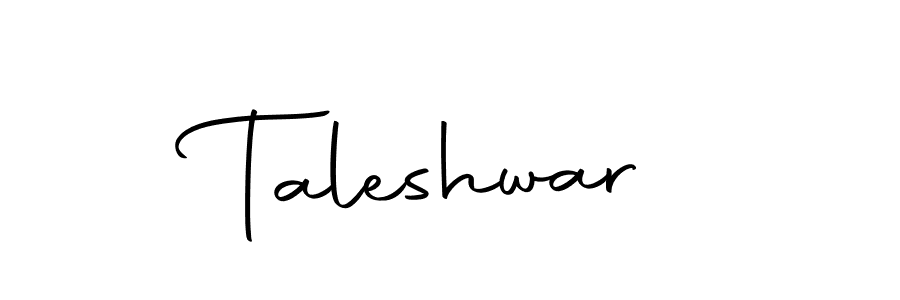 Design your own signature with our free online signature maker. With this signature software, you can create a handwritten (Autography-DOLnW) signature for name Taleshwar. Taleshwar signature style 10 images and pictures png