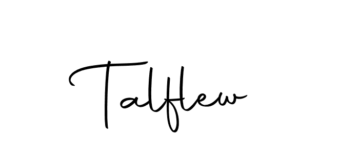 How to make Talflew name signature. Use Autography-DOLnW style for creating short signs online. This is the latest handwritten sign. Talflew signature style 10 images and pictures png
