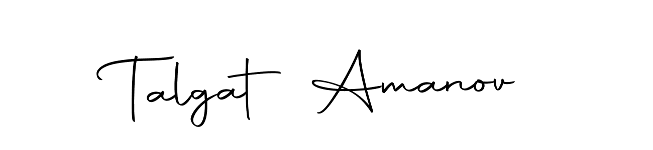 How to make Talgat Amanov name signature. Use Autography-DOLnW style for creating short signs online. This is the latest handwritten sign. Talgat Amanov signature style 10 images and pictures png