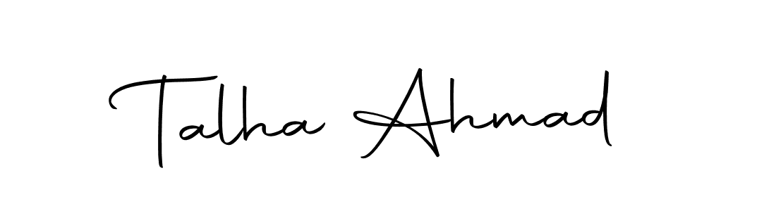 Also we have Talha Ahmad name is the best signature style. Create professional handwritten signature collection using Autography-DOLnW autograph style. Talha Ahmad signature style 10 images and pictures png