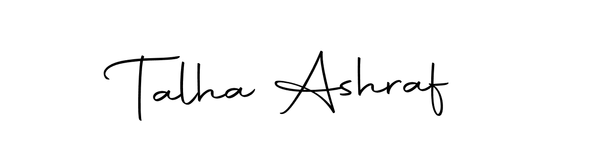 Talha Ashraf stylish signature style. Best Handwritten Sign (Autography-DOLnW) for my name. Handwritten Signature Collection Ideas for my name Talha Ashraf. Talha Ashraf signature style 10 images and pictures png