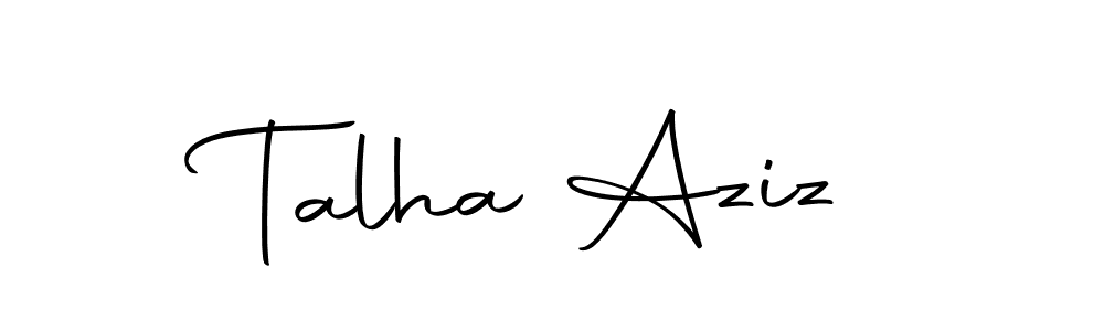 Here are the top 10 professional signature styles for the name Talha Aziz. These are the best autograph styles you can use for your name. Talha Aziz signature style 10 images and pictures png