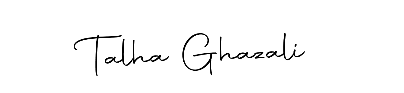 Create a beautiful signature design for name Talha Ghazali. With this signature (Autography-DOLnW) fonts, you can make a handwritten signature for free. Talha Ghazali signature style 10 images and pictures png