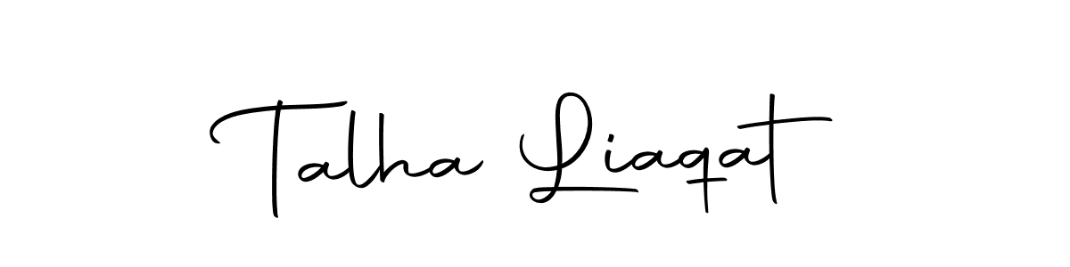 Create a beautiful signature design for name Talha Liaqat. With this signature (Autography-DOLnW) fonts, you can make a handwritten signature for free. Talha Liaqat signature style 10 images and pictures png