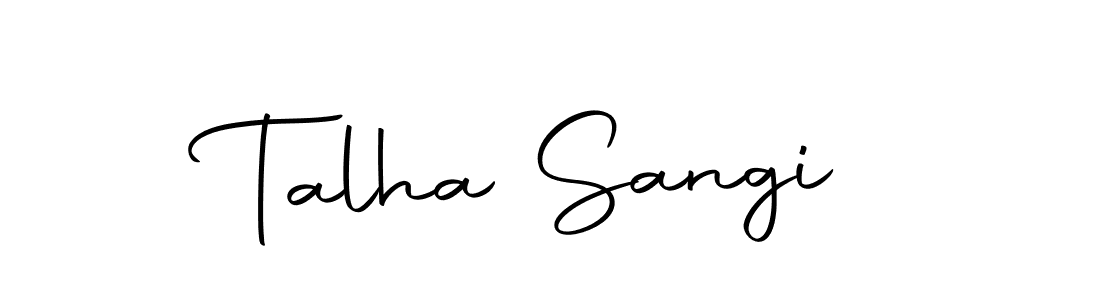 It looks lik you need a new signature style for name Talha Sangi. Design unique handwritten (Autography-DOLnW) signature with our free signature maker in just a few clicks. Talha Sangi signature style 10 images and pictures png