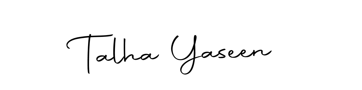 Make a beautiful signature design for name Talha Yaseen. Use this online signature maker to create a handwritten signature for free. Talha Yaseen signature style 10 images and pictures png
