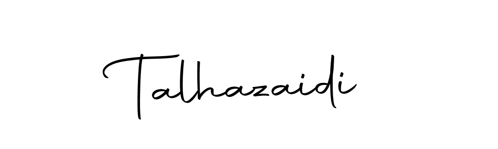 Make a beautiful signature design for name Talhazaidi. Use this online signature maker to create a handwritten signature for free. Talhazaidi signature style 10 images and pictures png