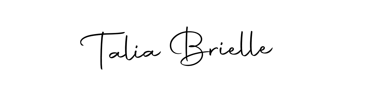 Use a signature maker to create a handwritten signature online. With this signature software, you can design (Autography-DOLnW) your own signature for name Talia Brielle. Talia Brielle signature style 10 images and pictures png