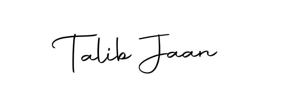 How to make Talib Jaan signature? Autography-DOLnW is a professional autograph style. Create handwritten signature for Talib Jaan name. Talib Jaan signature style 10 images and pictures png