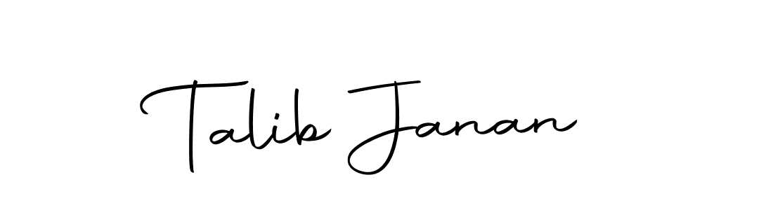 Talib Janan stylish signature style. Best Handwritten Sign (Autography-DOLnW) for my name. Handwritten Signature Collection Ideas for my name Talib Janan. Talib Janan signature style 10 images and pictures png