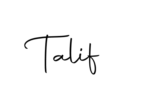 if you are searching for the best signature style for your name Talif. so please give up your signature search. here we have designed multiple signature styles  using Autography-DOLnW. Talif signature style 10 images and pictures png