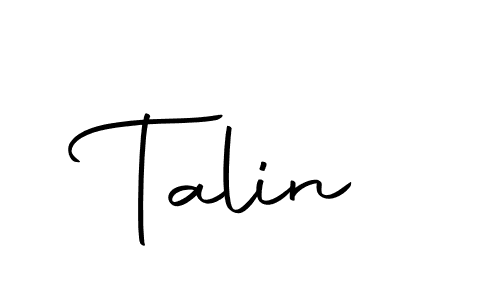 You should practise on your own different ways (Autography-DOLnW) to write your name (Talin) in signature. don't let someone else do it for you. Talin signature style 10 images and pictures png