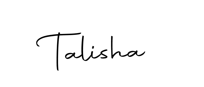 You should practise on your own different ways (Autography-DOLnW) to write your name (Talisha) in signature. don't let someone else do it for you. Talisha signature style 10 images and pictures png
