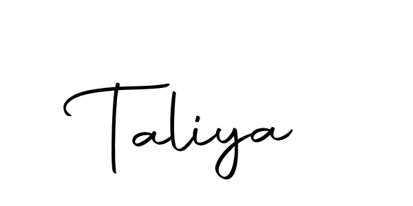 Make a beautiful signature design for name Taliya. Use this online signature maker to create a handwritten signature for free. Taliya signature style 10 images and pictures png